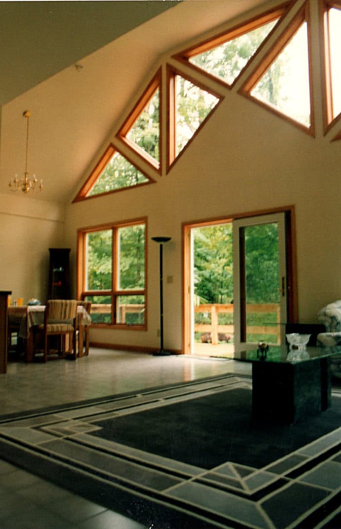 Chalet Style Modular Home Interior