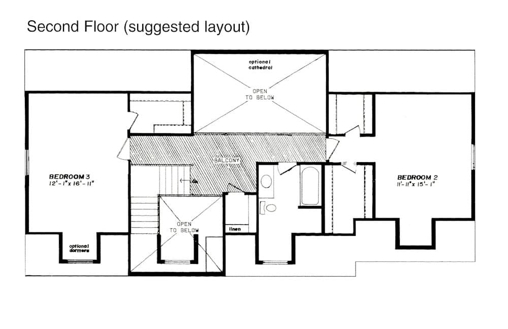Chatham Cape House 2nd Floor Plan
