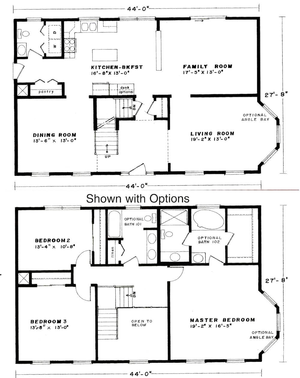 The Harrison Two Story Home Floor Plan