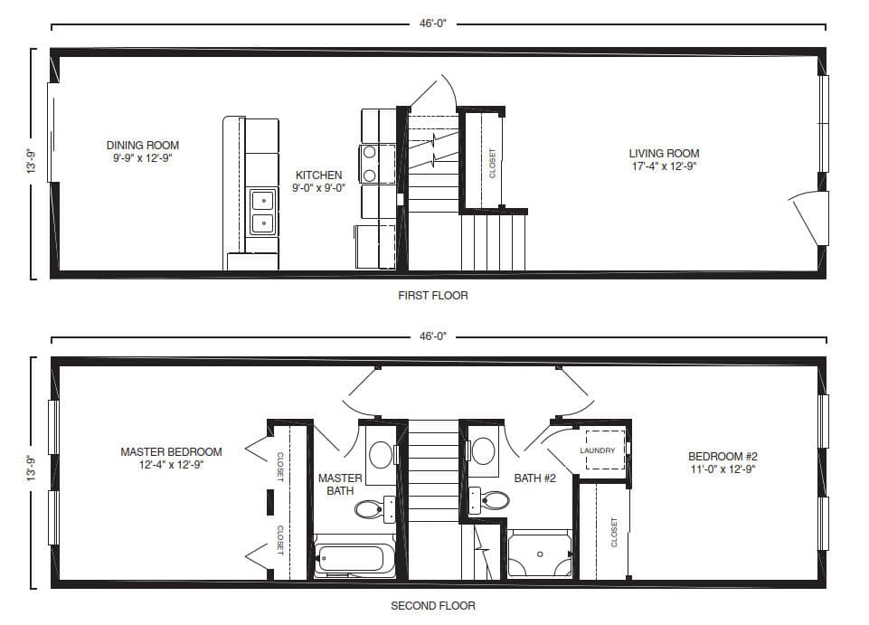 Stockdale Duplex Multi Family House Floor Plan