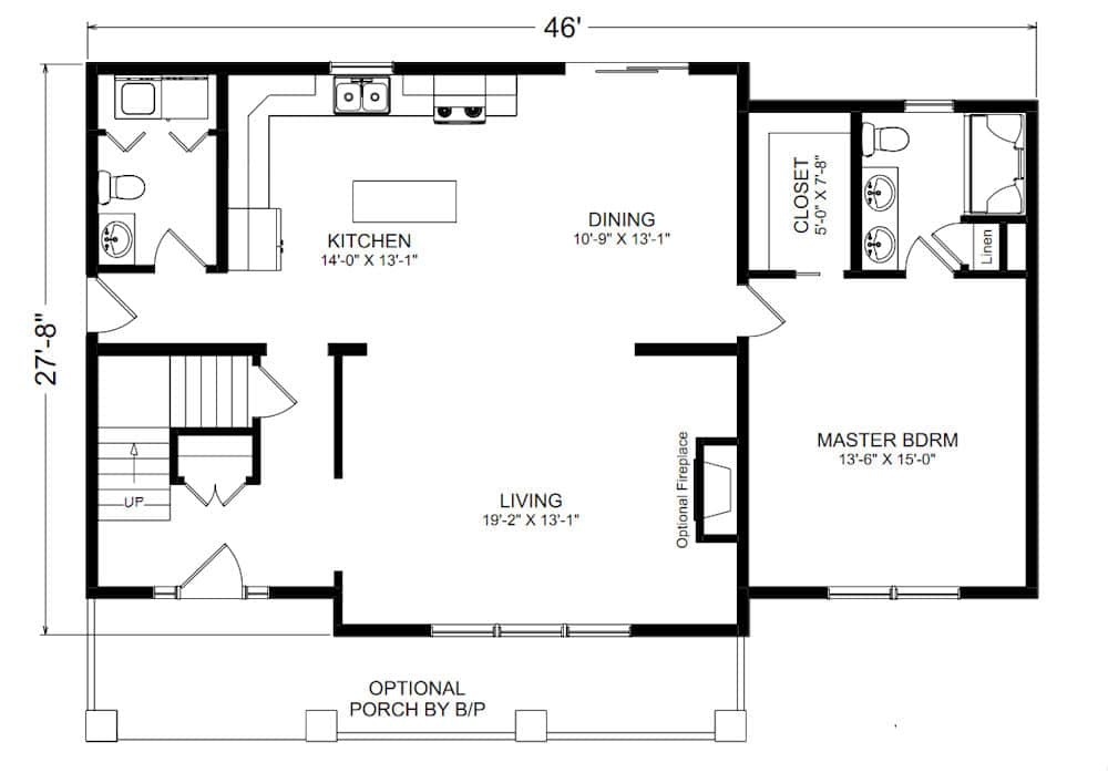 The Concord Cape Home Floor Plans