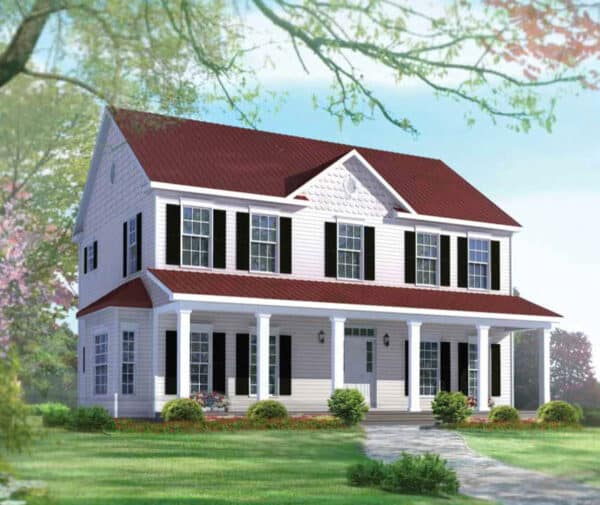 The Guthrie Colonial Two Story Home Plan