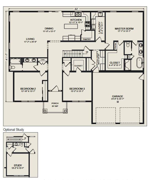 The Highland Ranch Home Floor Plan