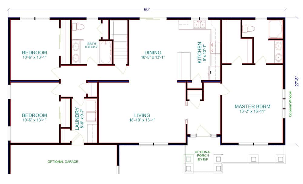 The Hunter Ranch Home Floor Plan