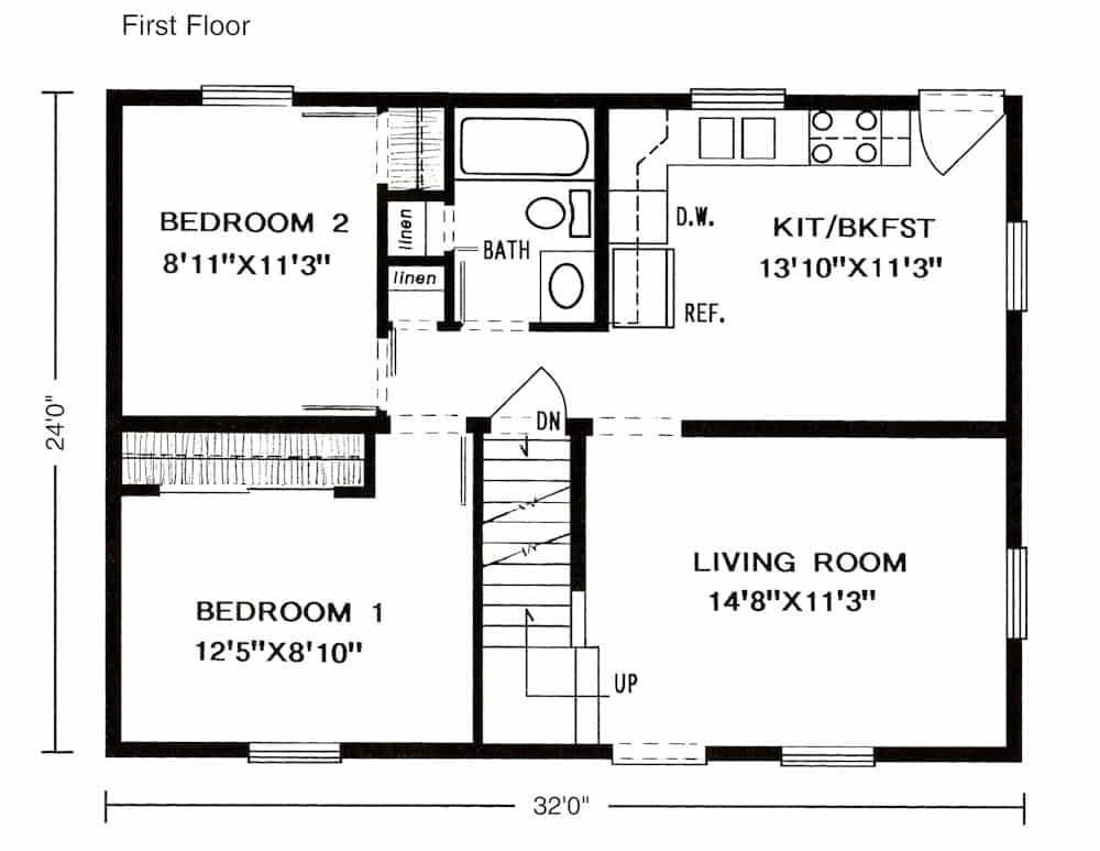 The Phoenix Cape House 1st Floor Plan