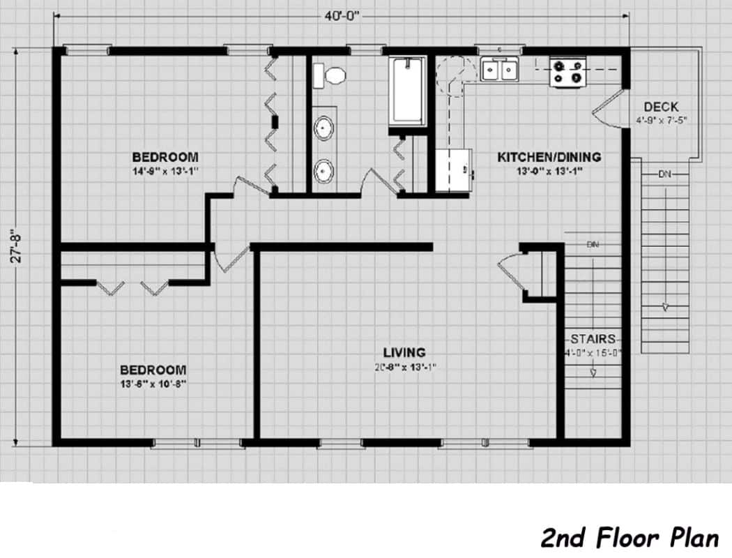  Salem Duplex 2nd Floor Plan