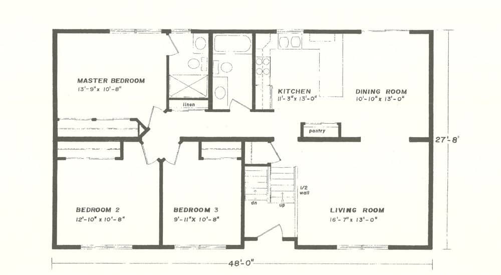 The Woodbury Ranch Home Floor Plan