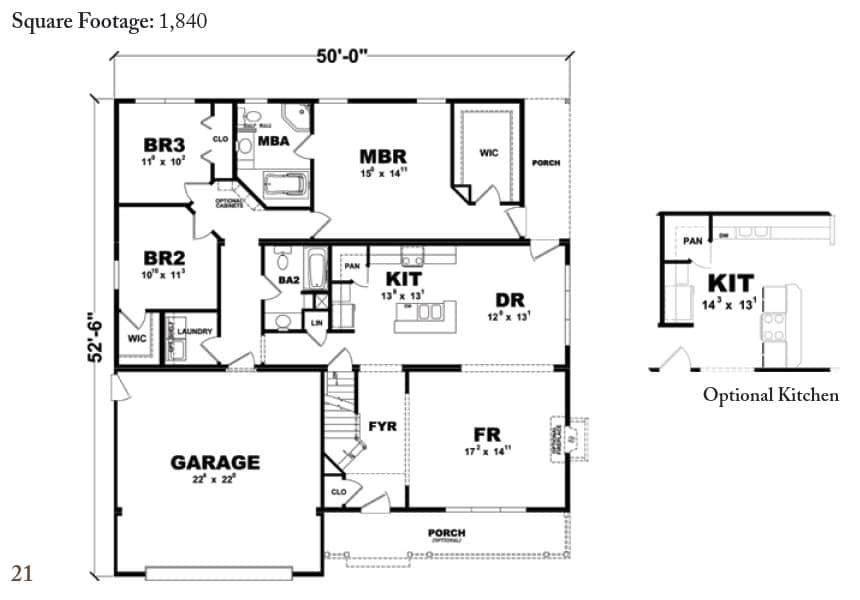 Bainbridge Ranch Home Floor Plan