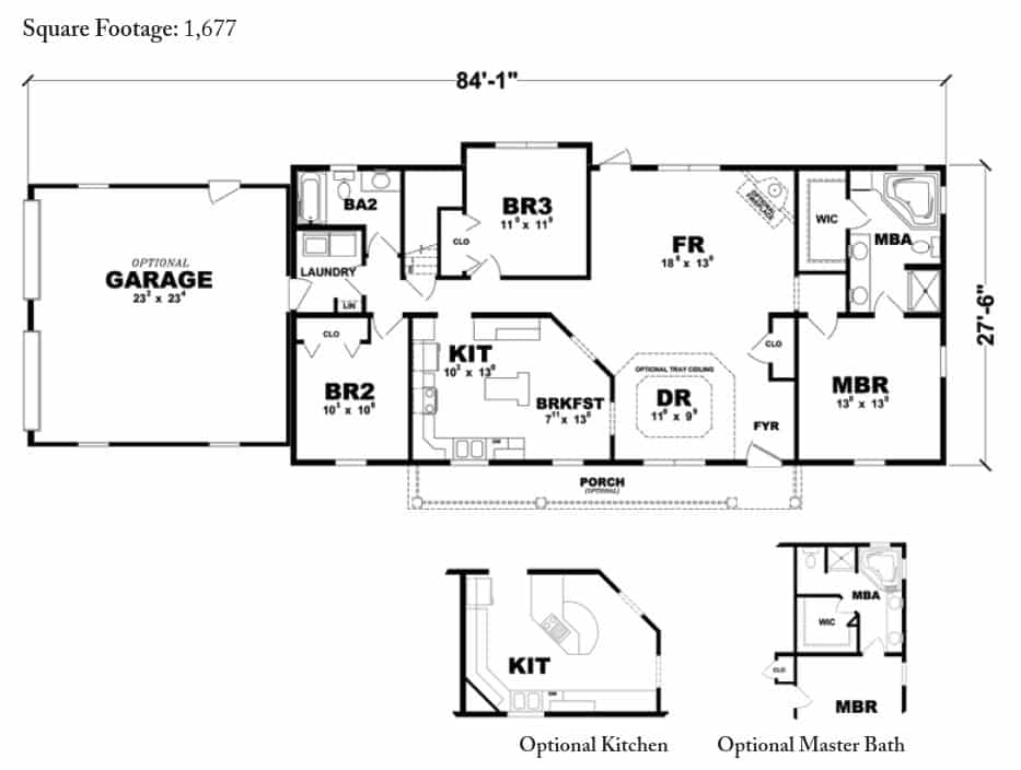 Fenwick Ranch Home Floor Plan