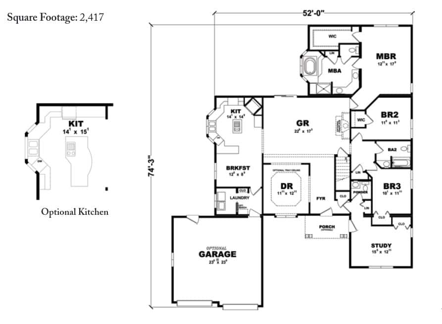 Kenmare Ranch Home Floor Plan