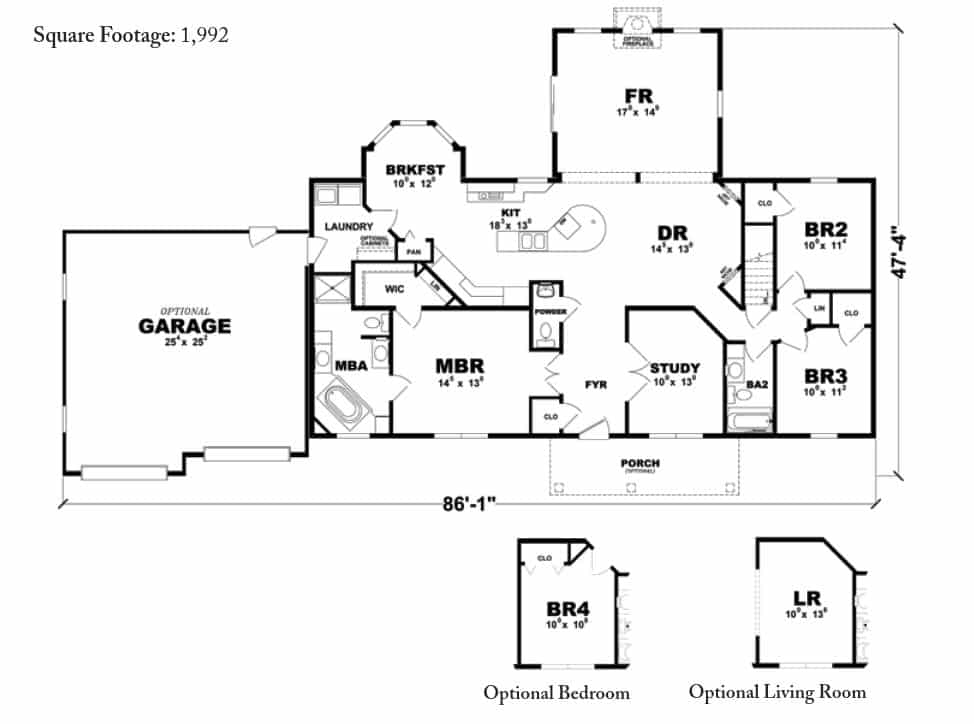 Minerva Ranch Home Floor Plan