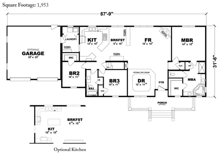 Rockefeller Ranch Home Floor Plan
