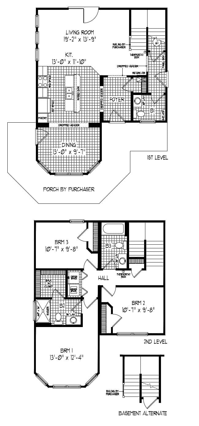 The Anna Two Story Home Floor Plan