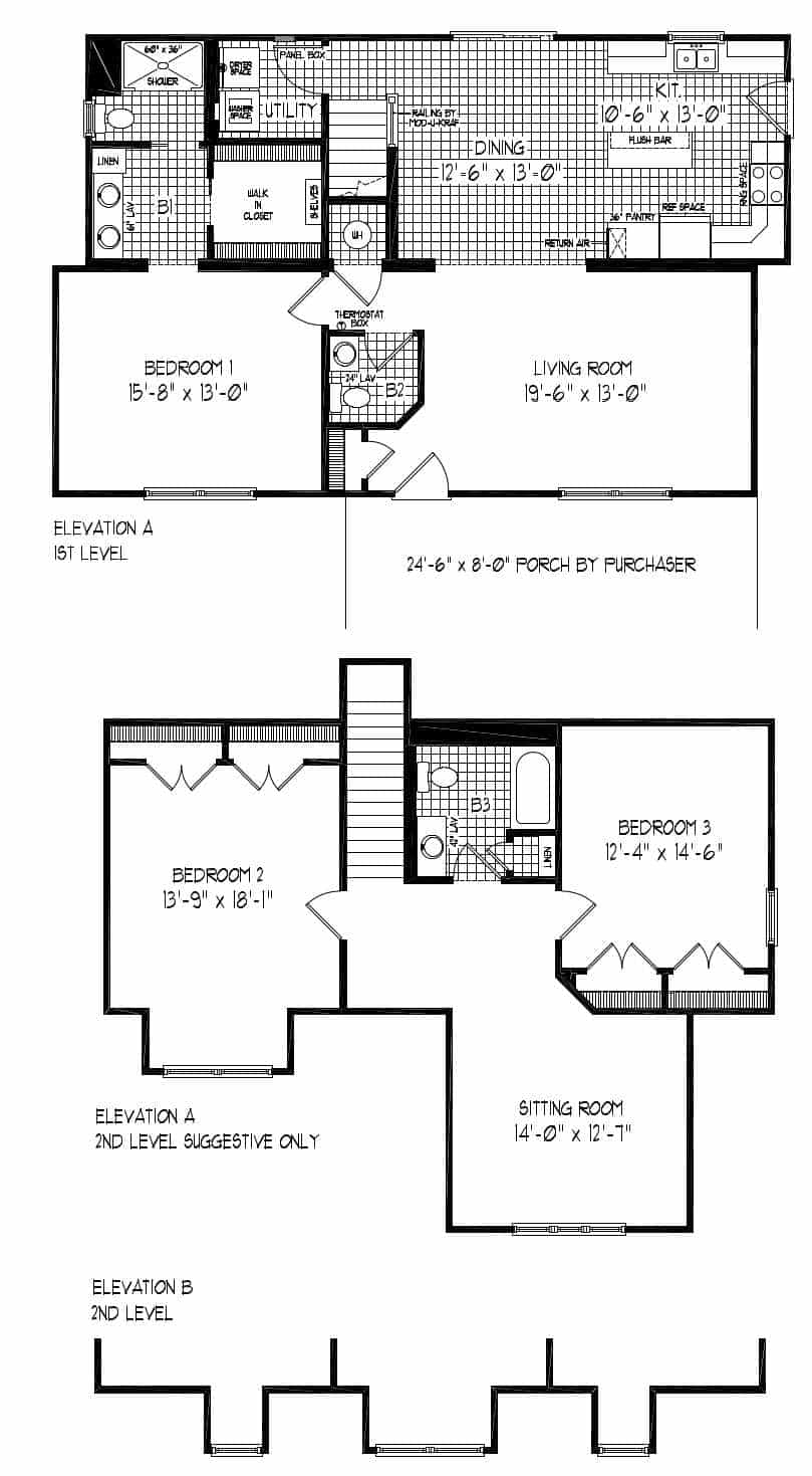 The Wynburg Cape Style Home Floor Plan