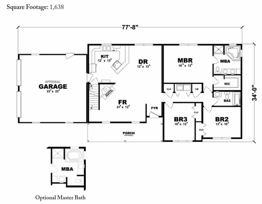 Valencia Ranch Home Floor Plan