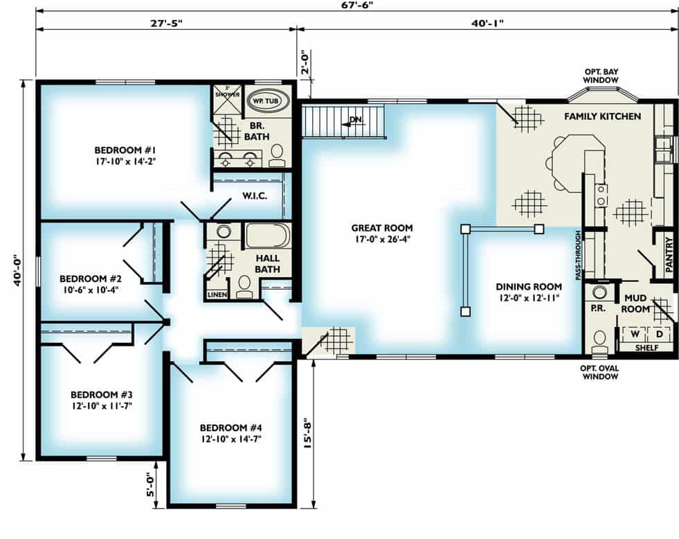 Hawthorne Ranch Home Floor Plan