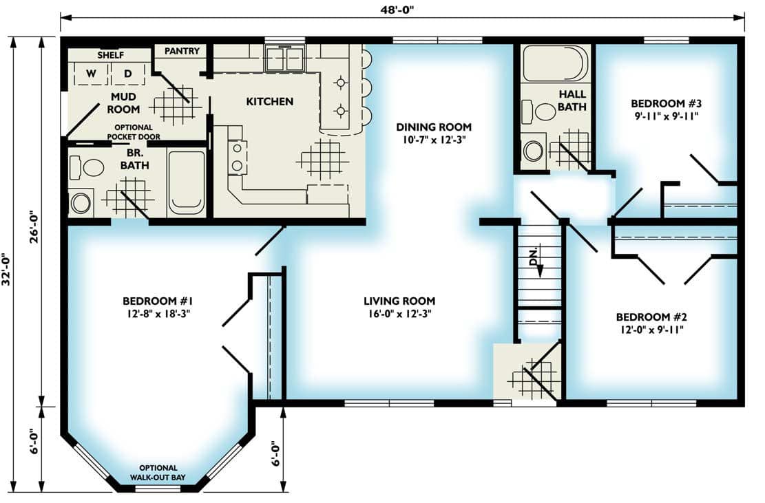 The Vienna Ranch Home Floor Plan