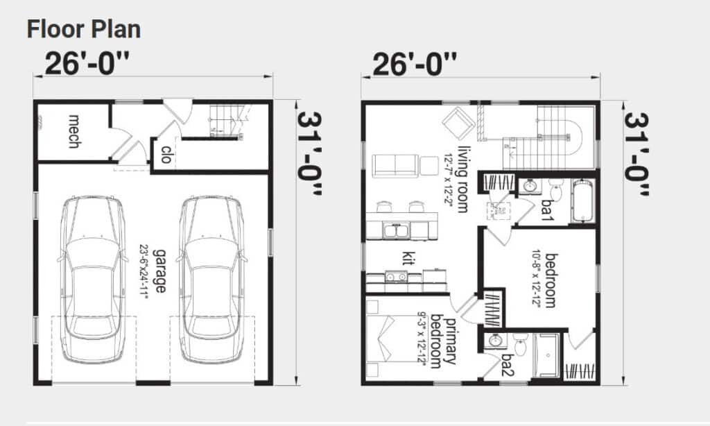 Barnstable ADU floor plan
