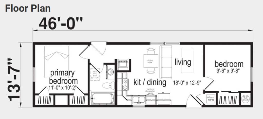Juniata ADU Home floor plan